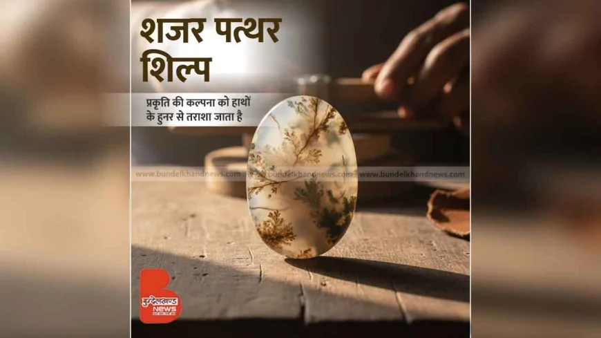 बाँदा की शजर पत्थर शिल्प कला : प्रकृति और परंपरागत हुनर का अद्भुत संगम