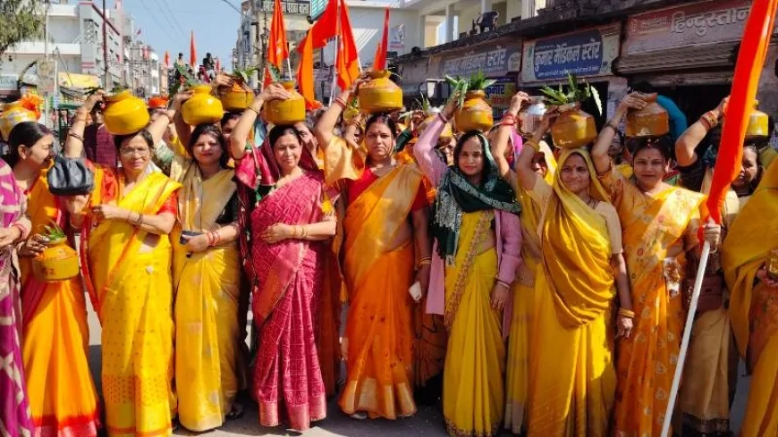 विराट हिंदू सम्मेलन आयोजित, निकाली गई कलश यात्रा