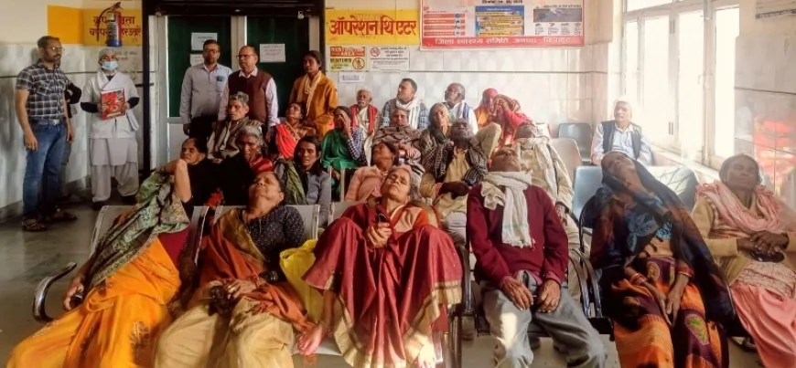 नेत्र विशेषज्ञों ने एक दिन में किए 25 ऑपरेशन