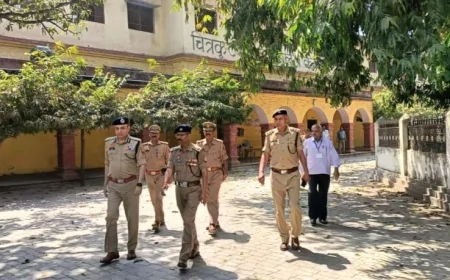 परीक्षा केंद्रों का एडीजी ने निरीक्षण कर लिया जायजा