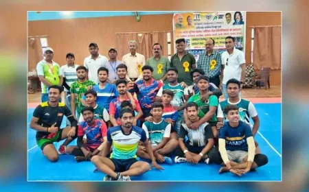 जूनियर बालक-बालिका प्रतियोगिता में दिखाई प्रतिभा