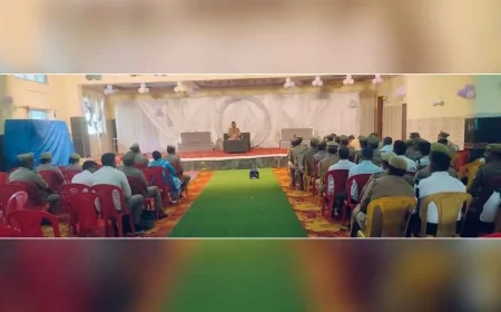 अमावस्या मेला ड्यूटी में लगे पुलिस बल की हुई ब्रीफिंग