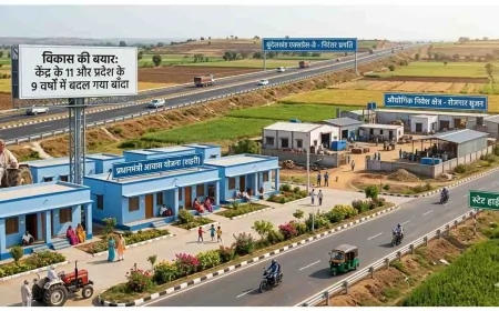 विकास की बयार : बाँदा में केंद्र के 11 और प्रदेश सरकार के 9 वर्षों ने बदली तस्वीर