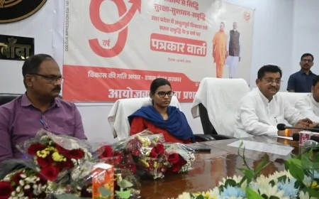 डबल इंजन सरकार के सेवा और सुशासन के वर्षों ने बदली बाँदा की तस्वीर : रामकेश निषाद