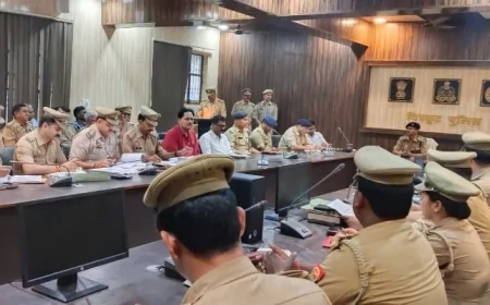 एसपी ने अपराध समीक्षा गोष्ठी कर मातहतो को दिए निर्देश, सैनिक सम्मेलन में सुनी समस्याएं