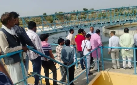 प्रधानों को वाटर ट्रीटमेंट प्लांट का कराया एक्सपोजर विजिट