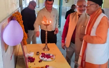 स्वास्थ्य मेले में मरीजों का उपचार कर दी गई चिकित्सीय सलाह