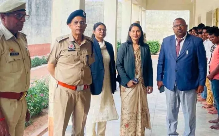 सीजेएम व सचिव ने जिला जेल की बच्चा बैरक की देखी व्यवस्था