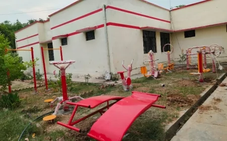 कस्तूरबा गांधी विद्यालयों को मिले जिम उपकरण एवं वाद्य यंत्र