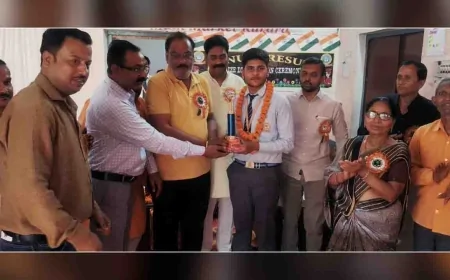 आर एन गुरुकुलम विद्यालय में वार्षिक पुरस्कार वितरण समारोह सम्पन्न