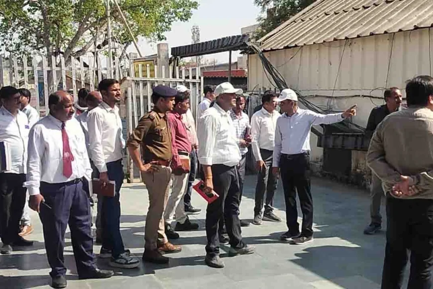 डीआरएम अनिरुद्ध कुमार ने किया बाँदा रेलवे स्टेशन का निरीक्षण