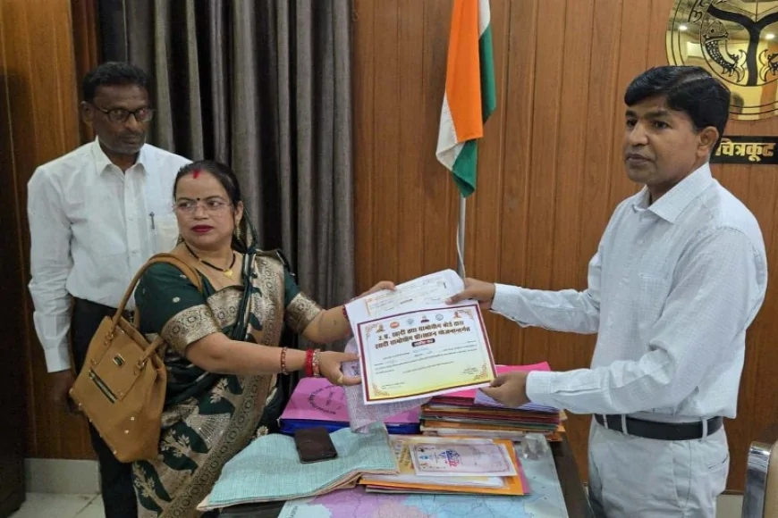 ग्राम प्रधानों को सीडीओ ने किया सम्मानित