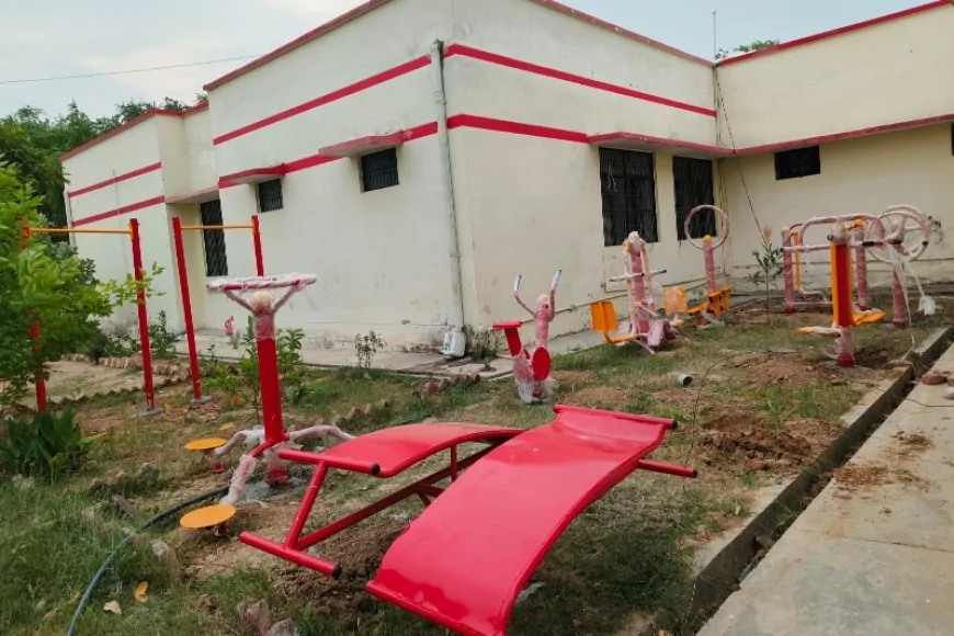 कस्तूरबा गांधी विद्यालयों को मिले जिम उपकरण एवं वाद्य यंत्र