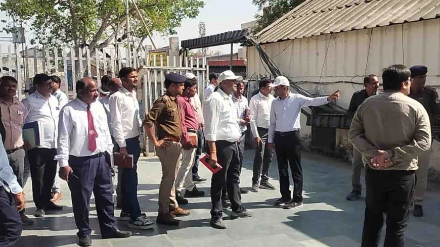 डीआरएम अनिरुद्ध कुमार ने किया बाँदा रेलवे स्टेशन का निरीक्षण