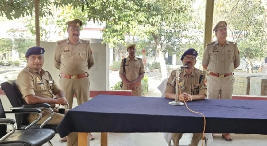 परेड का एसपी ने किया निरीक्षण, रिक्रूट आरक्षियों को दी परीक्षा की जानकारी