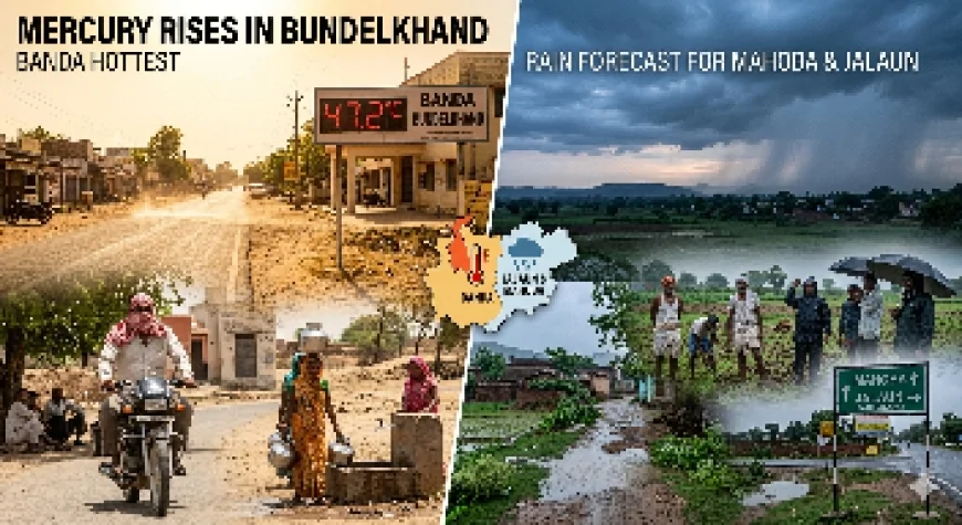 ​बुंदेलखंड में बढ़ा पारा: बांदा रहा सबसे गर्म, महोबा-जालौन में बारिश के आसार