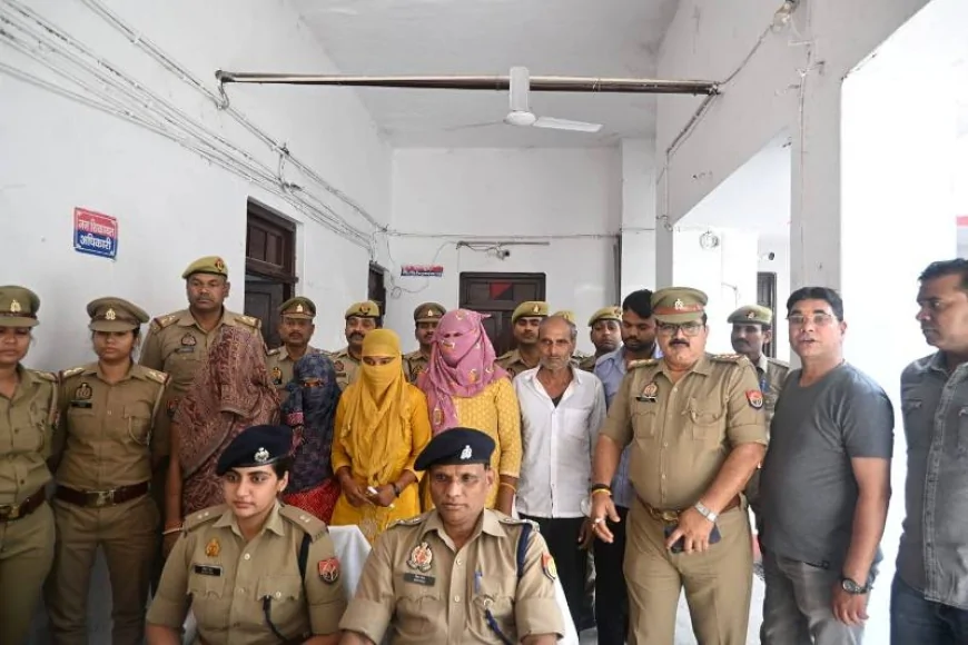 बांदा पुलिस की बड़ी कामयाबी : अंतरराज्यीय टप्पेबाज गिरोह के 6 सदस्य गिरफ्तार, 32 लाख का माल बरामद