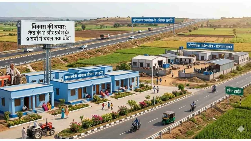 विकास की बयार : बाँदा में केंद्र के 11 और प्रदेश सरकार के 9 वर्षों ने बदली तस्वीर