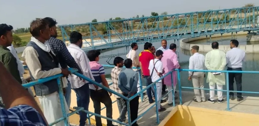प्रधानों को वाटर ट्रीटमेंट प्लांट का कराया एक्सपोजर विजिट
