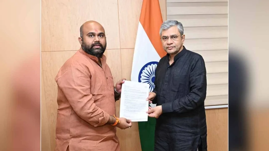 बांदा जंक्शन के विकास को लेकर रेल मंत्री को भेजा गया ज्ञापन