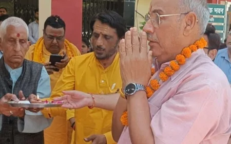 जेआरएचआरयू में ज्योति कलश यात्रा हुआ भव्य स्वागत