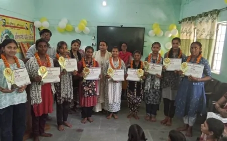 एच.एस. कॉन्वेंट इंटर कॉलेज में वार्षिक परीक्षाफल वितरण समारोह सम्पन्न