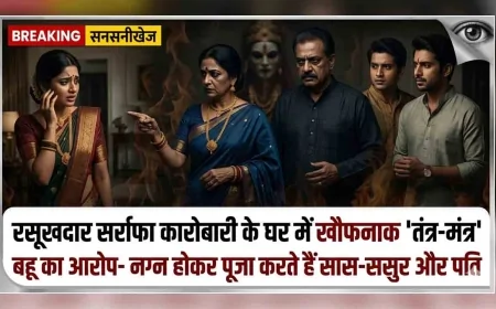 कानपुर : रसूखदार सर्राफा कारोबारी के घर में खौफनाक 'तंत्र-मंत्र', बहू का आरोप- नग्न होकर पूजा करते हैं सास-ससुर और पति