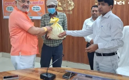 क्षय रोगियों को बांटे गए पोषण किट