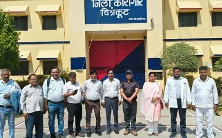 जिला जेल में लगा स्वास्थ्य शिविर, कैंदियों की हुई स्क्रीनिंग