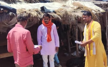 फतेहपुर : रमाबिहारी संस्कृत विद्यालय में प्रवेश उत्सव आयोजित, नामांकन बढ़ाने को चला संपर्क अभियान