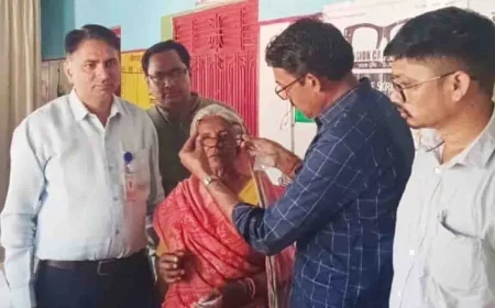 विश्व स्वास्थ्य दिवस पर शिविर में सैकड़ों लोग लाभान्वित