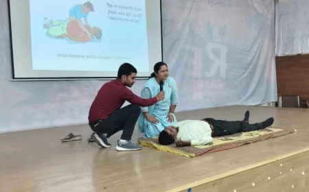 राजकीय इंजीनियरिंग कॉलेज, बाँदा में जीवन रक्षक 'CPR' प्रशिक्षण का आयोजन