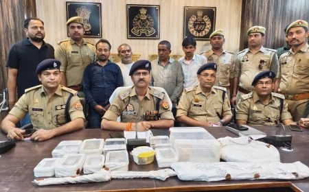 चित्रकूट : मंदिरों में हुई चोरियों का खुलासा, चार शातिर गिरफ्तार