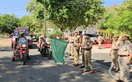 एसपी ने पुलिस लाइन से अग्निशमन सेवा सप्ताह का किया शुभारंभ