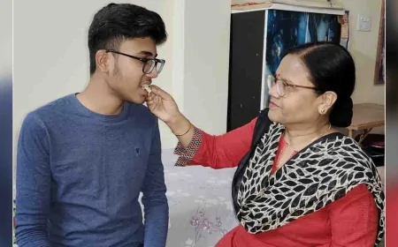 सेंट थॉमस स्कूल के आदित्य यादव ने जनपद में प्राप्त किया दूसरा स्थान