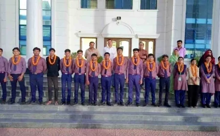 तथागत ज्ञानस्थली स्कूल के मेधावी छात्रों का भव्य सम्मान, 10वीं में शानदार परिणाम