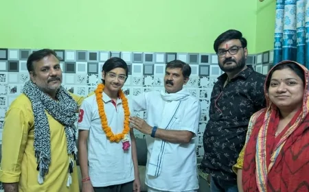 भाजपा नेता अनुज द्विवेदी के पुत्र अनय ने CBSE 10वीं में 97% अंक हासिल कर बढ़ाया मान