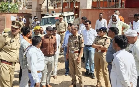 डीएम-एसपी ने महर्षि वाल्मीकि आश्रम का किया निरीक्षण