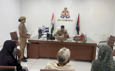 हमीरपुर में एसपी की जनसुनवाई, फरियादियों की समस्याएं सुनी गईं