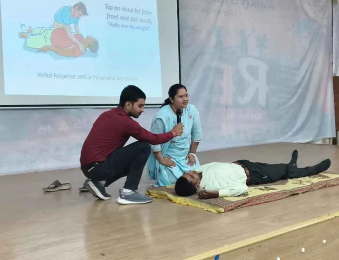 राजकीय इंजीनियरिंग कॉलेज, बाँदा में जीवन रक्षक 'CPR' प्रशिक्षण का आयोजन