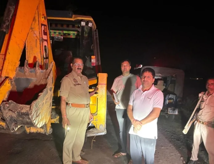 अवैध खनन पर प्रशासन का सख्त एक्शन, एसडीएम की रात में छापेमारी से मचा हड़कंप