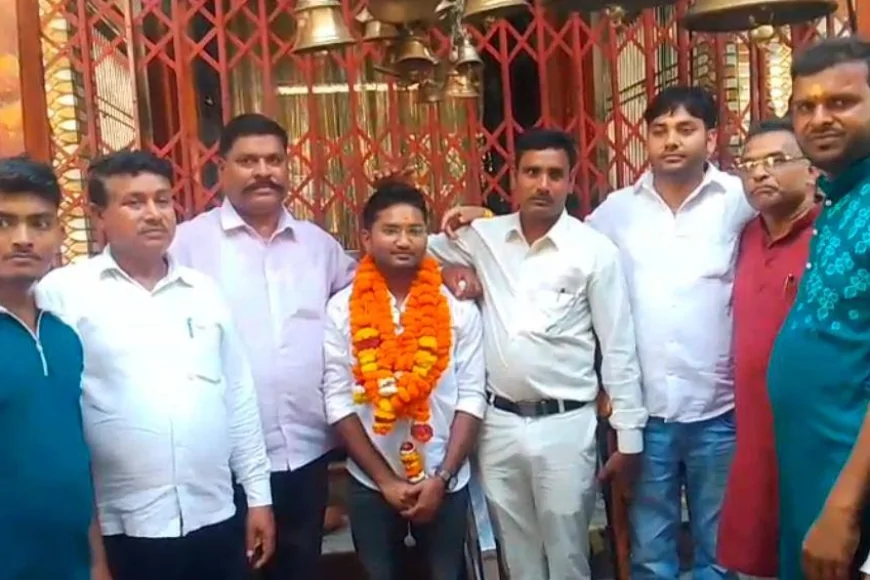 यूपी पीसीएस में चयनित हुए सर्वेश यादव, बबेरू में हुआ भव्य स्वागत