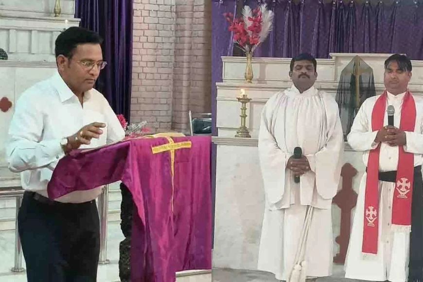 गुड फ्राइडे पर सेंट जॉर्ज चर्च में विशेष प्रार्थना सभा, प्रभु यीशु के ‘सात वचनों’ पर हुआ चिंतन