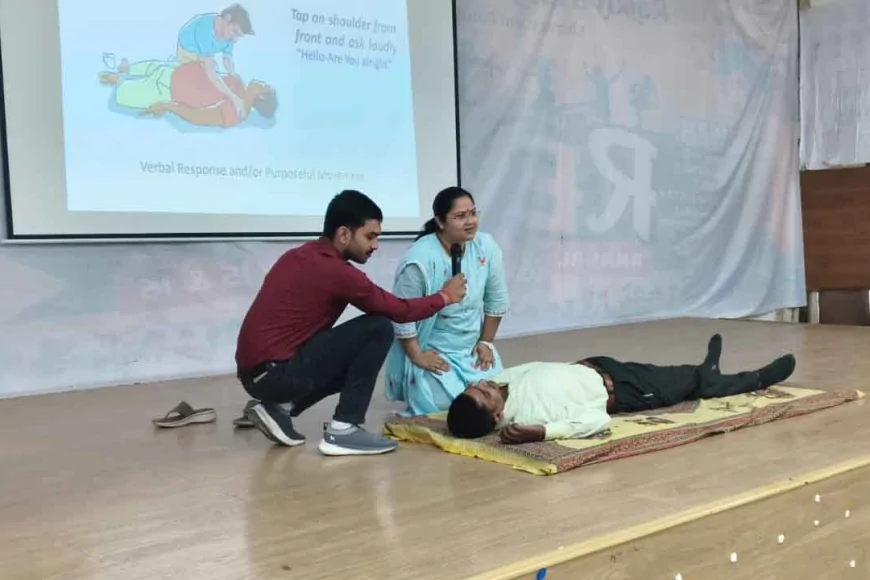 राजकीय इंजीनियरिंग कॉलेज, बाँदा में जीवन रक्षक 'CPR' प्रशिक्षण का आयोजन