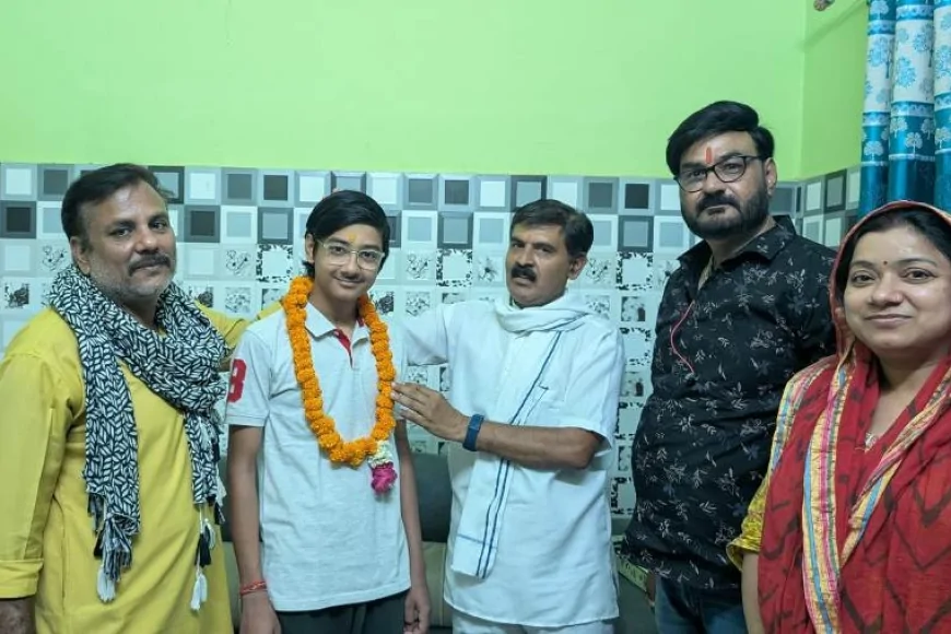 भाजपा नेता अनुज द्विवेदी के पुत्र अनय ने CBSE 10वीं में 97% अंक हासिल कर बढ़ाया मान