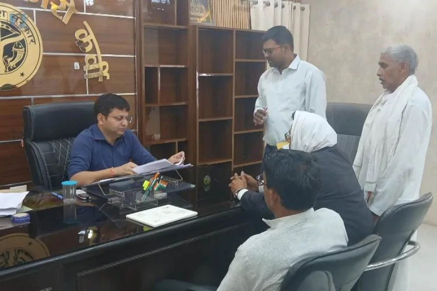 सदर एसडीएम अजय यादव ने किया कार्यभार ग्रहण, सुनी समस्याएं