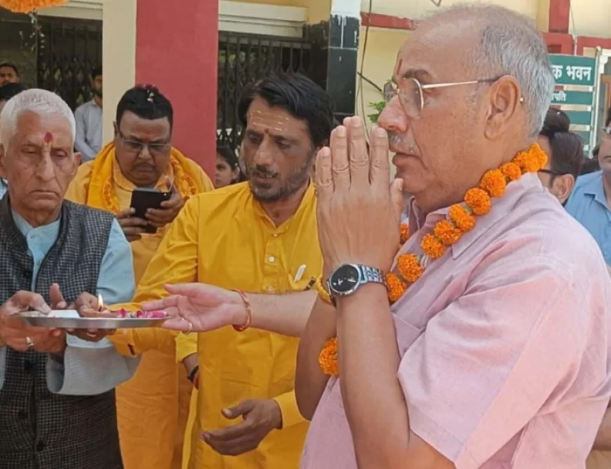 जेआरएचआरयू में ज्योति कलश यात्रा हुआ भव्य स्वागत