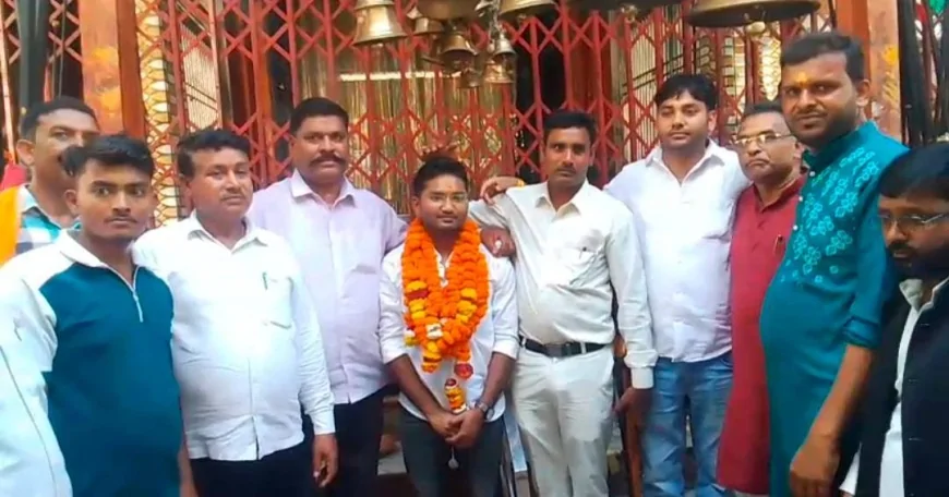 यूपी पीसीएस में चयनित हुए सर्वेश यादव, बबेरू में हुआ भव्य स्वागत