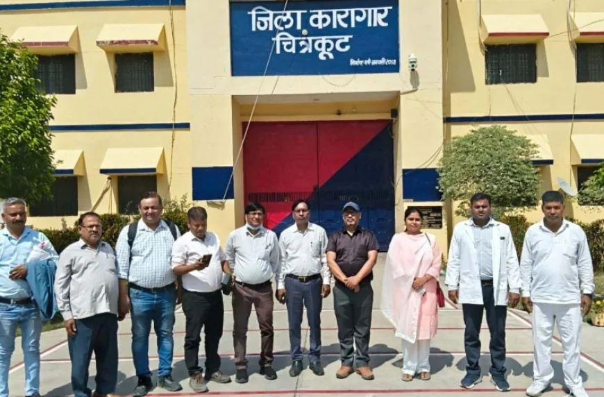 जिला जेल में लगा स्वास्थ्य शिविर, कैंदियों की हुई स्क्रीनिंग