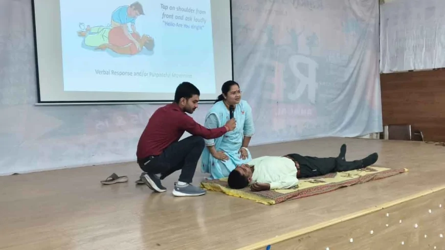 राजकीय इंजीनियरिंग कॉलेज, बाँदा में जीवन रक्षक 'CPR' प्रशिक्षण का आयोजन